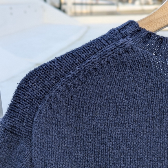 Polo Ralph Lauren | Iconic Classic Bear Crewneck Sweater Large Navy Unisex - Picture 11 of 16